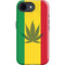 Marijuana Rasta Flag iPhone 16e Impact Case