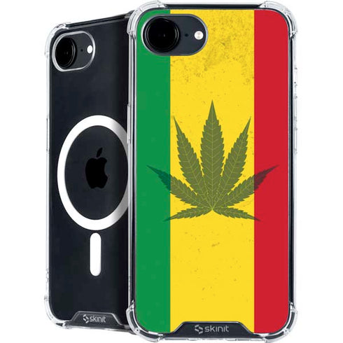 Marijuana Rasta Flag iPhone 16e MagSafe Case