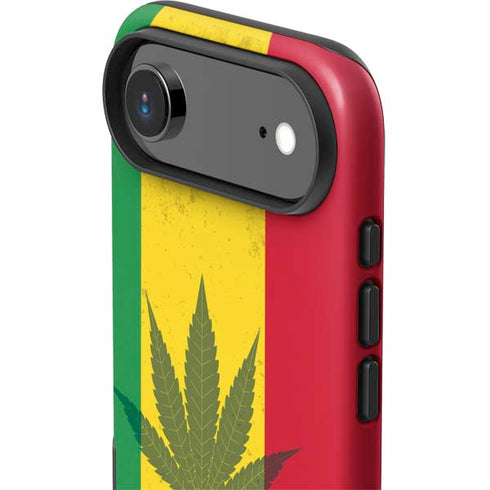 Marijuana Rasta Flag iPhone 17 Air Impact Case