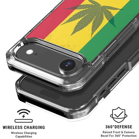 Marijuana Rasta Flag iPhone 17 Air MagSafe Case