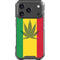 Marijuana Rasta Flag iPhone 17 Pro Clear Case