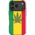 Marijuana Rasta Flag iPhone 17 Pro Impact Case