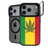 Marijuana Rasta Flag iPhone 17 Pro Kickstand Case