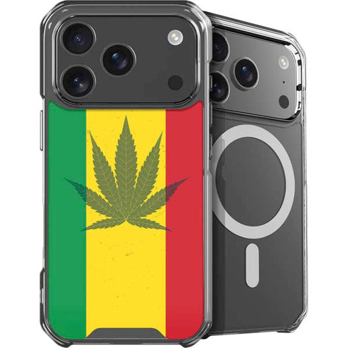 Marijuana Rasta Flag iPhone 17 Pro Max MagSafe Case