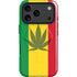 Marijuana Rasta Flag iPhone 17 Pro Max Magsafe Impact Case
