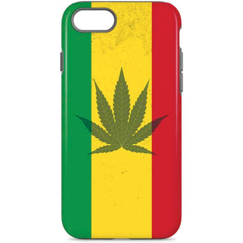 Marijuana Rasta Flag iPhone Cases