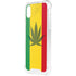 Marijuana Rasta Flag iPhone XS Clear Case