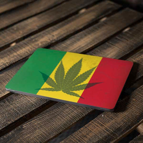 Marijuana Rasta Flag Apple MacBook Air Skin