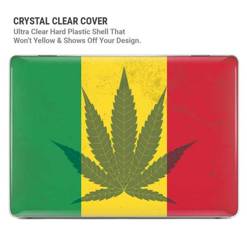Marijuana Rasta Flag MacBook Pro 14in (2021-24) Case plus Skin