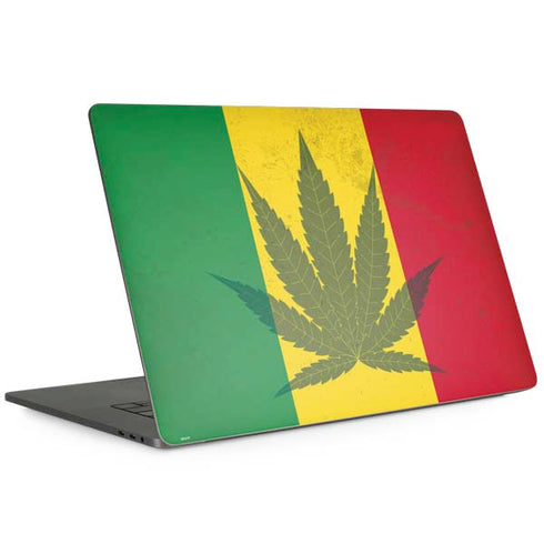 Marijuana Rasta Flag MacBook Skins