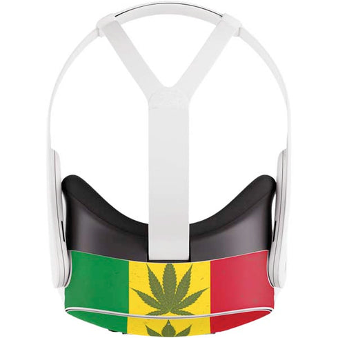 Marijuana Rasta Flag Meta Quest 3S Skin