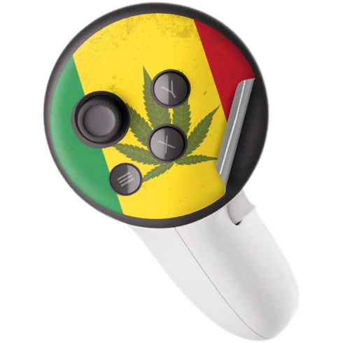Marijuana Rasta Flag Meta Quest 3S Skin