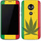 Marijuana Rasta Flag Moto E5 Play Skin