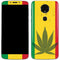 Marijuana Rasta Flag Moto E5 Plus Skin