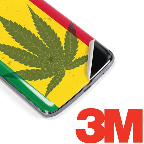 Marijuana Rasta Flag Moto E5 Plus Skin