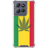 Marijuana Rasta Flag Moto G 5G (2025) Clear Case