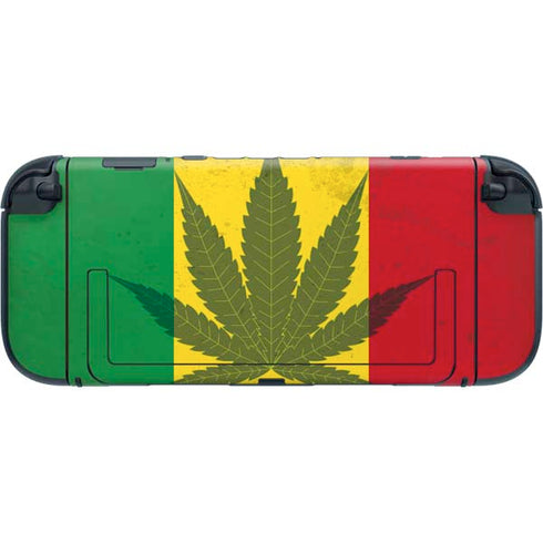 Marijuana Rasta Flag Nintendo Switch 2 (2025) with Joy-Con Skin