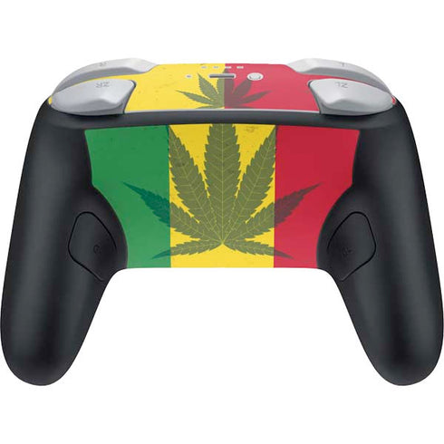 Marijuana Rasta Flag Nintendo Switch 2 (2025) Pro Controller Skin