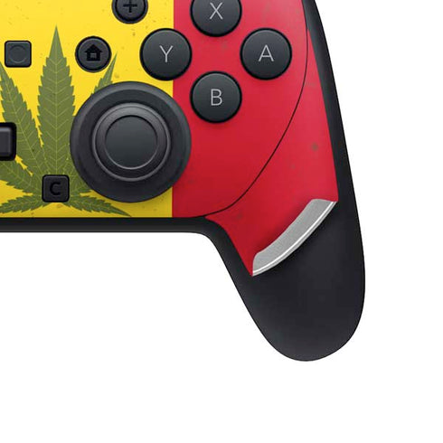 Marijuana Rasta Flag Nintendo Switch 2 (2025) Pro Controller Skin