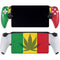 Marijuana Rasta Flag PlayStation Portal Remote Player Skin