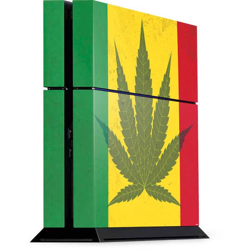 Marijuana Rasta Flag PlayStation PS4 Skins