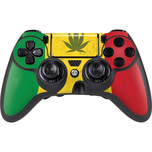 Marijuana Rasta Flag PlayStation PS4 Skins