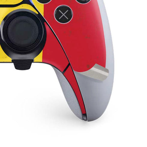 Marijuana Rasta Flag PS5 DualSense Edge Pro Controller Skin