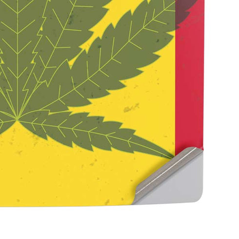 Marijuana Rasta Flag PS5 Pro Disk Console Skin