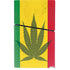 Marijuana Rasta Flag PS5 Slim Digital Edition Console Skin