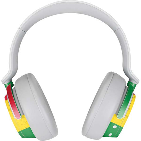 Marijuana Rasta Flag Surface Headphones Skin