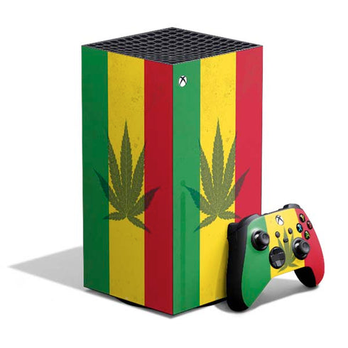 Marijuana Rasta Flag XBox Series X Digital Edition Bundle Skin