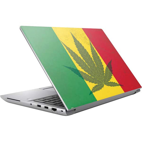Marijuana Rasta Flag HP ZBook Fury 16 G10 Skin