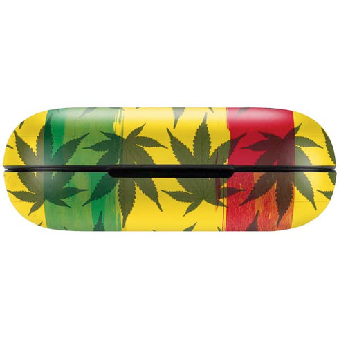 Marijuana Rasta Pattern Amazon Echo Buds Skin