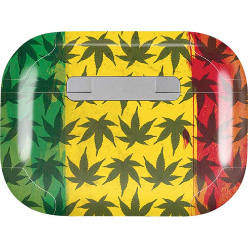 Marijuana Rasta Pattern AirPods Skins