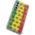 Marijuana Rasta Pattern Galaxy A16 5G Clear Case