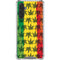 Marijuana Rasta Pattern Galaxy A17 Clear Case
