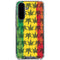 Marijuana Rasta Pattern Galaxy A36 5G Clear Case