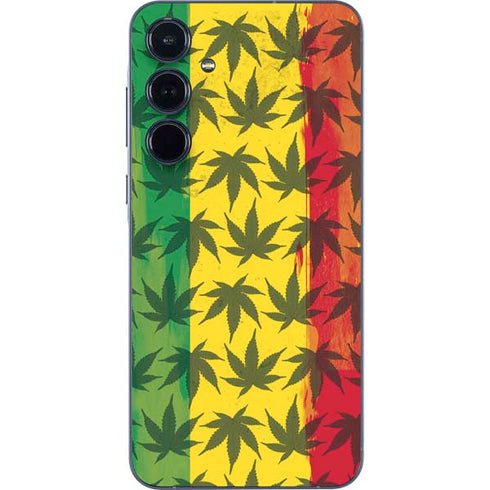 Marijuana Rasta Pattern Galaxy A36 5G Skin