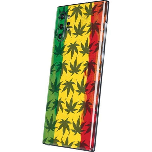 Marijuana Rasta Pattern Galaxy Note 10 Plus Skin