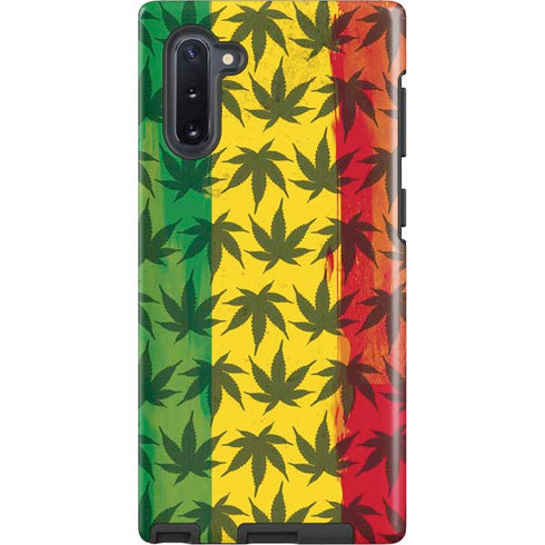 Marijuana Rasta Pattern Galaxy Cases