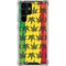 Marijuana Rasta Pattern Galaxy S23 Ultra Clear Case