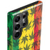 Marijuana Rasta Pattern Galaxy S23 Ultra Pro Case