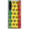 Marijuana Rasta Pattern Galaxy S24 FE Clear Case