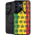 Marijuana Rasta Pattern Galaxy S24 FE Kickstand Case