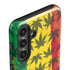 Marijuana Rasta Pattern Galaxy S25 Impact Case