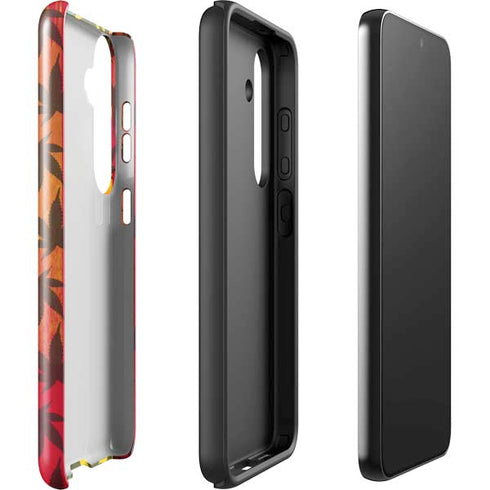 Marijuana Rasta Pattern Galaxy S25 Impact Case