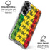 Marijuana Rasta Pattern Galaxy S26 Clear Case