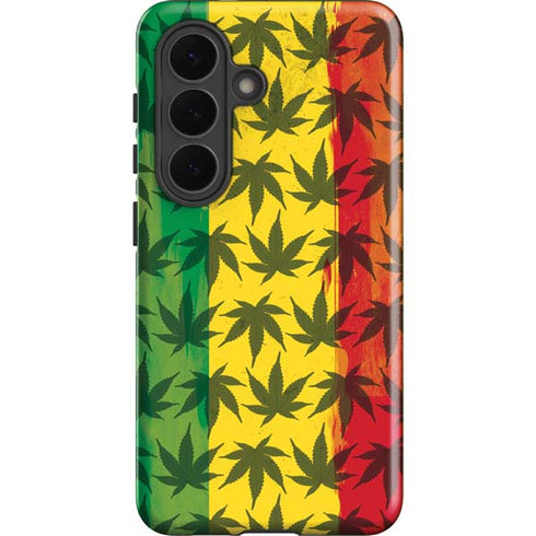 Marijuana Rasta Pattern Galaxy S26 Impact Case