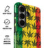Marijuana Rasta Pattern Galaxy S26 Impact Case
