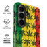 Marijuana Rasta Pattern Galaxy S26 Plus Impact Case